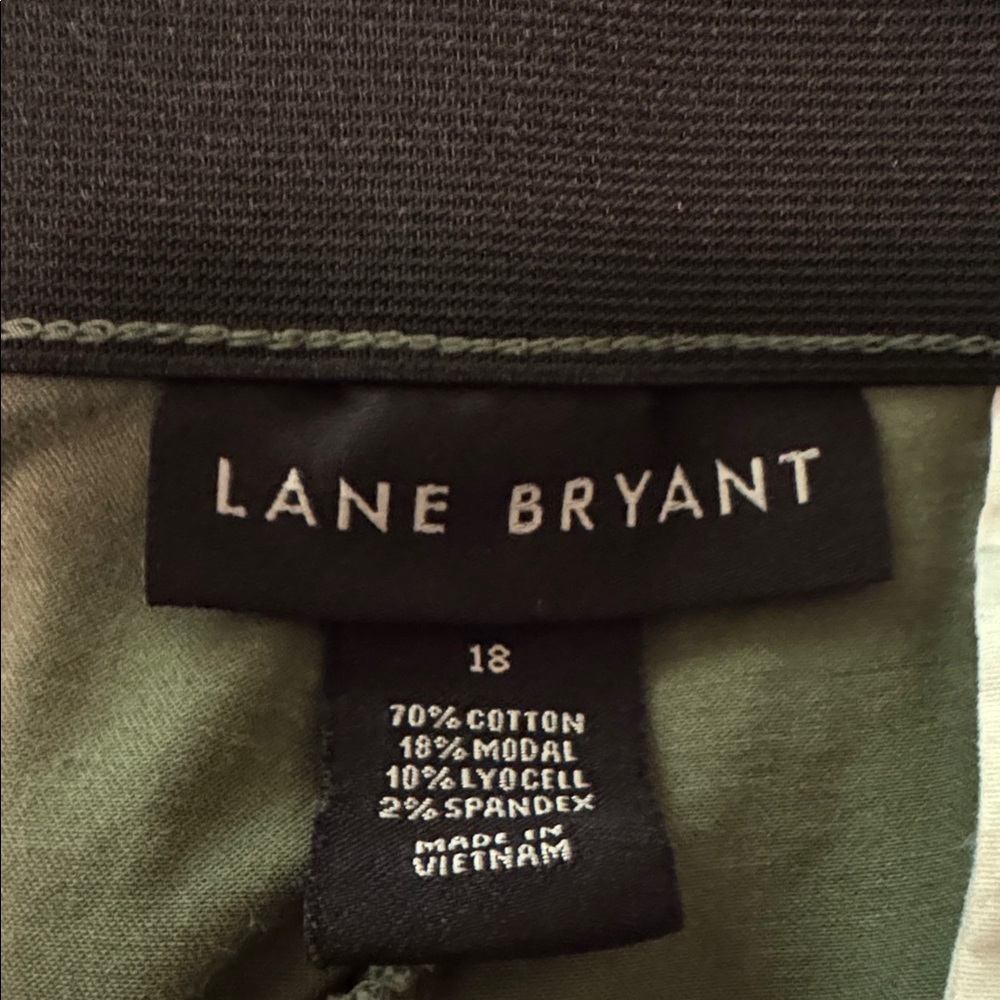 Lane Bryant Olive Green Pants - Picture 5 of 5